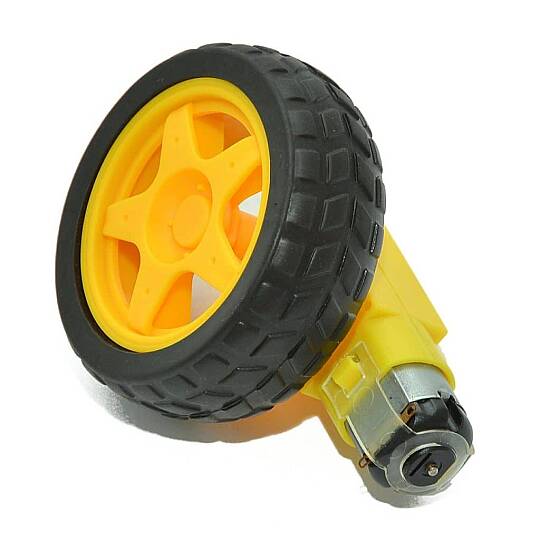 6V 250RPM Sarı Motor – Tekerlek Seti - 2
