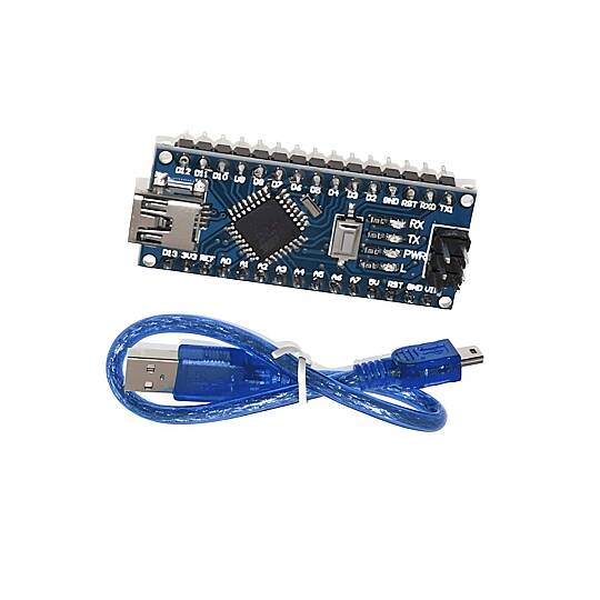 Arduino Nano Klon USB Chip CH340 (Kablo Hediyeli)