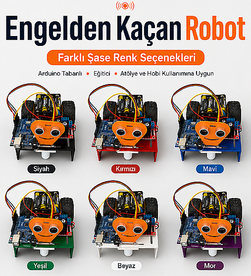 Engelden Kaçan Arduino Robot Kit - 2