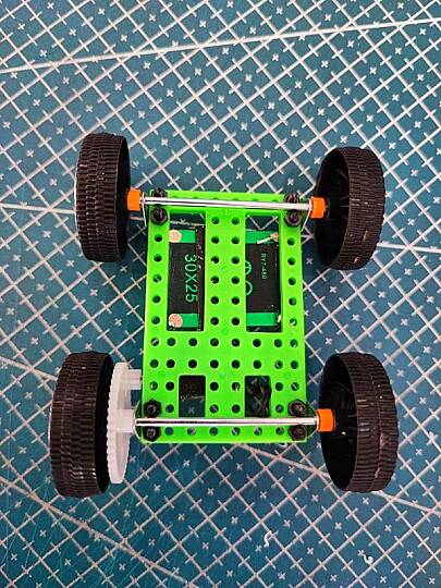 Güneş Enerjili Oyuncak Araba Solar Car (Demonte) - 5