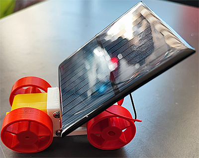 Güneş Enerjili Robot Araba Büyük Boy - Demonte - Solar Car