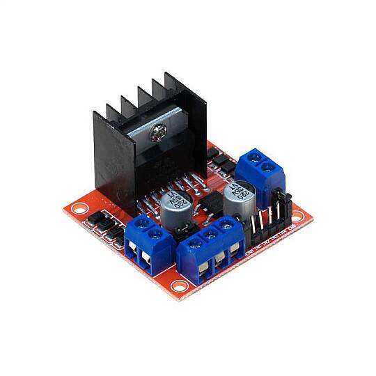 L298N Voltaj Regulatörlü Çift Motor Sürücü Kartı