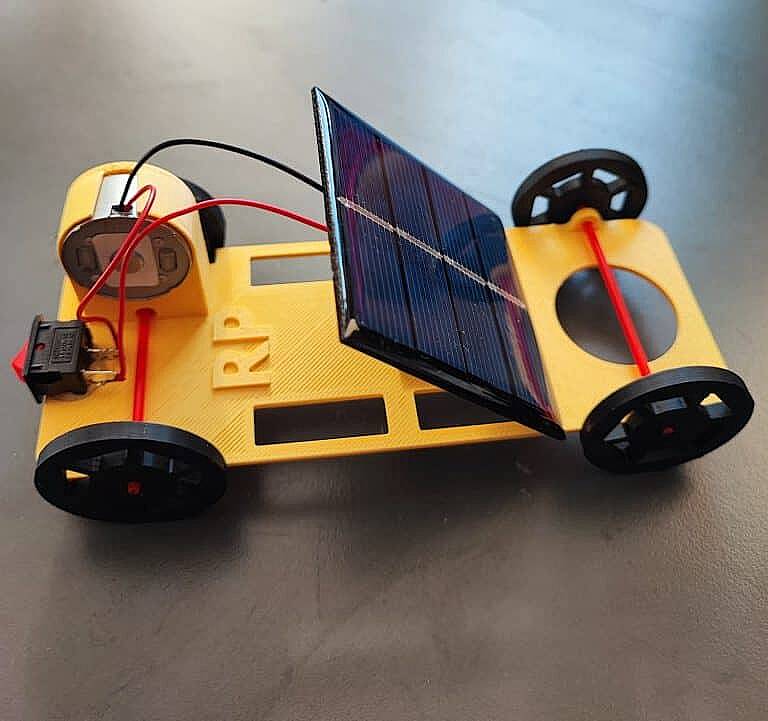 Robotik Projem Büyük Boy Güneş Enerjili Solar Oyuncak Araba (Demonte) - 1