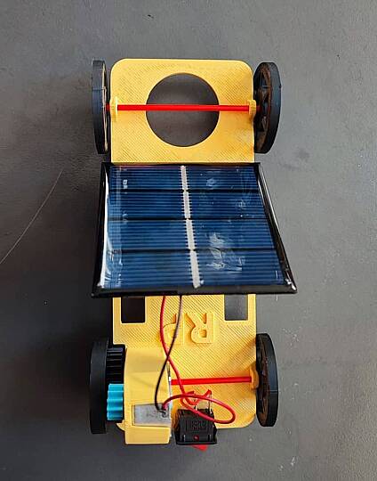 Robotik Projem Büyük Boy Güneş Enerjili Solar Oyuncak Araba (Demonte) - 6