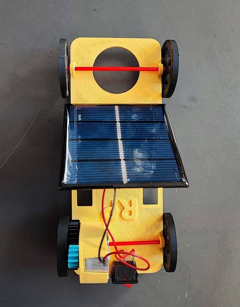 Robotik Projem Büyük Boy Güneş Enerjili Solar Oyuncak Araba (Demonte) - 6
