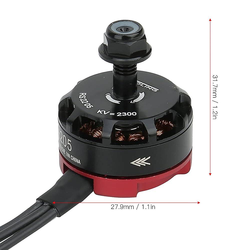 RS2205 2300KV Fırçasız Motor CW – FPV Yarış Uyumludur - 1